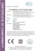 Kunshan Mingjue Engineering Machinery Co., Ltd Certifications