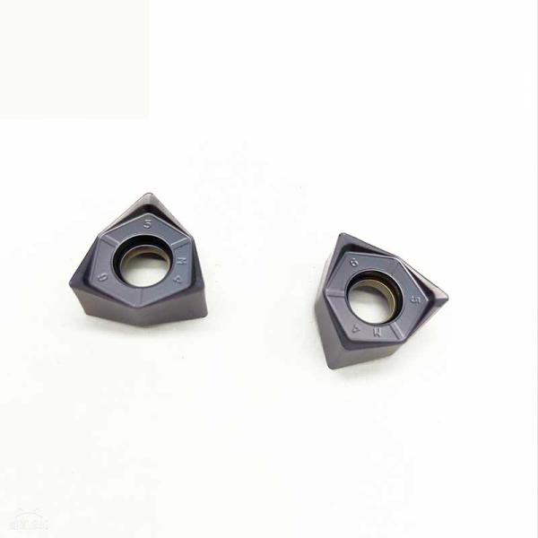 High Feed High Speed Tungsten Carbide Inserts WNMU 0806 For Steel