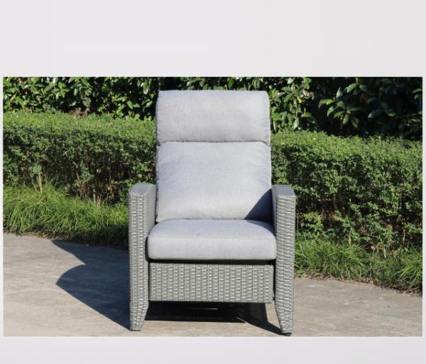 Quality Modern Recliner Dual For Sitting Lying Functional Rattan Sofa Set Furniture for sale