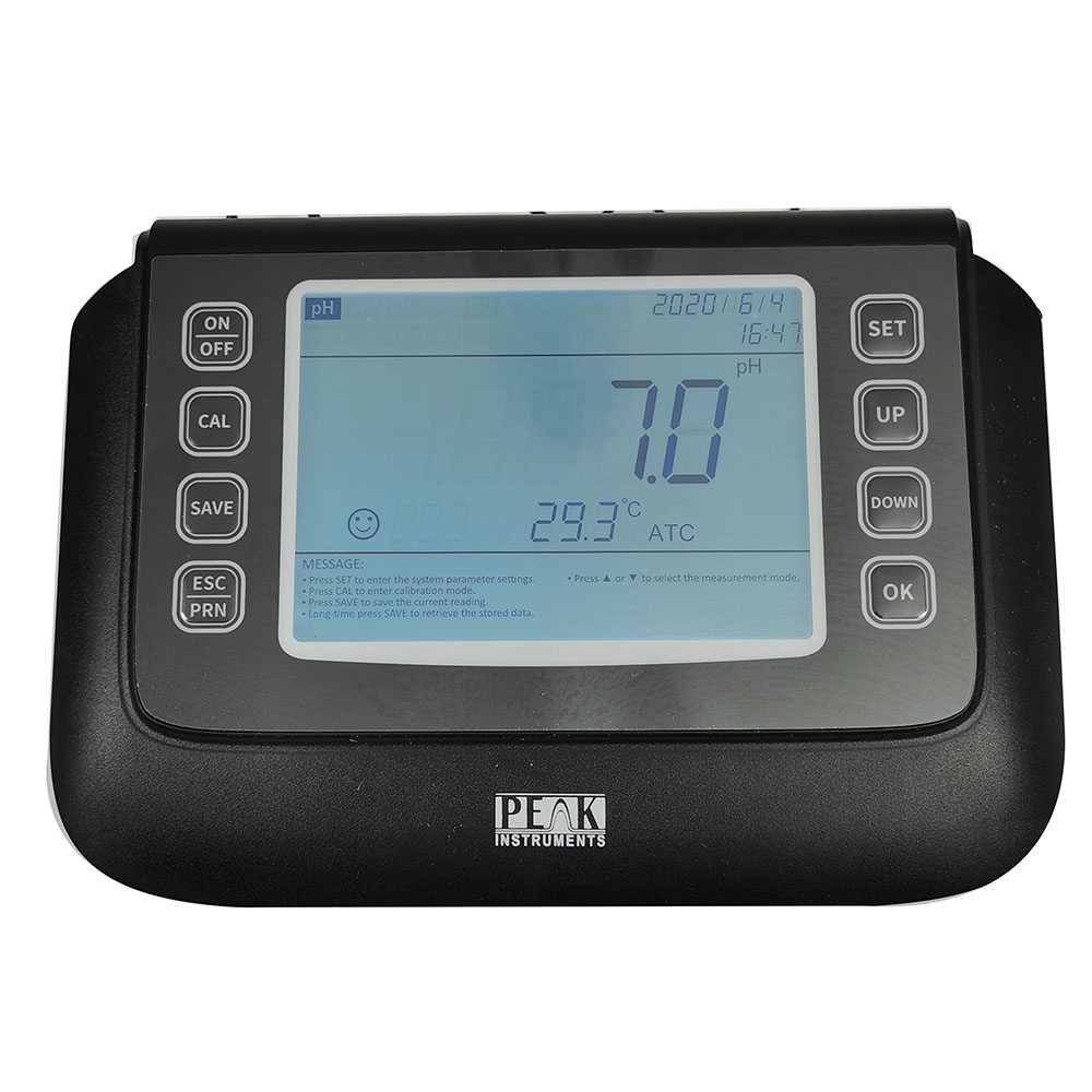 Multiparameter LCD Screen Precise pH mV Dissolved Oxygen Meter for Temperature Compensation