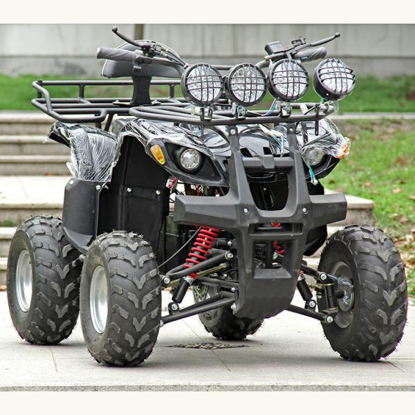 Quality Electric Atv Quad Bike 1500W / 2000W DC Brushless Motor With Four Bright Lights for sale