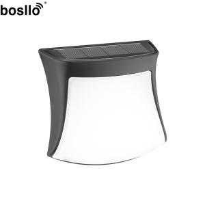 Black Color Solar Sensor Wall Light 2V 160mA Wall Mounted Solar Lights IP55