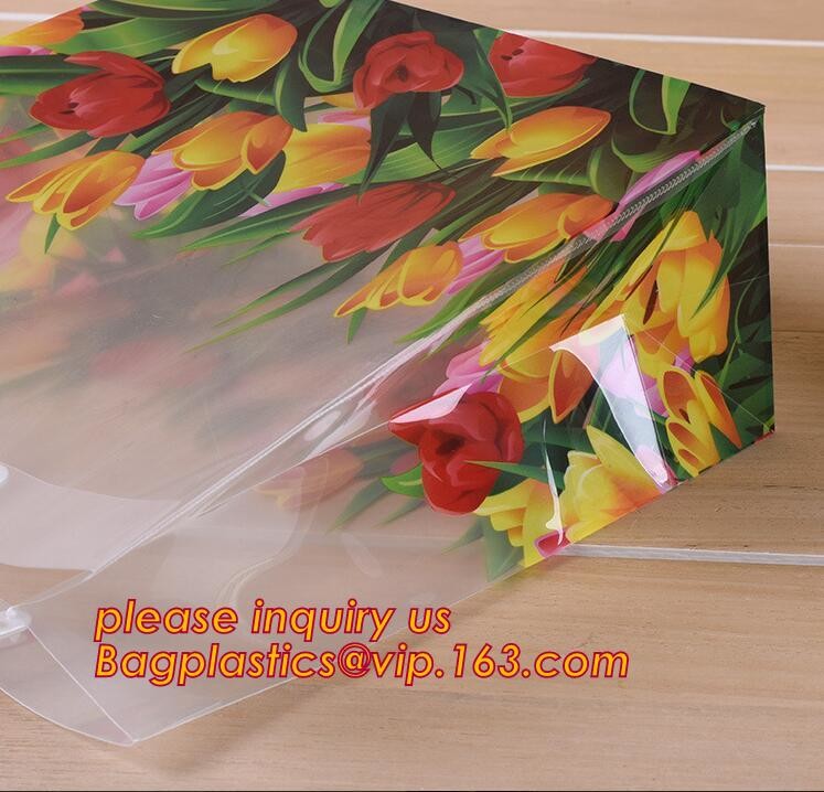 Promotional customized high quality soft loop plastic cloth bag,manufacturer custom soft loop handle polyethylene PE pla