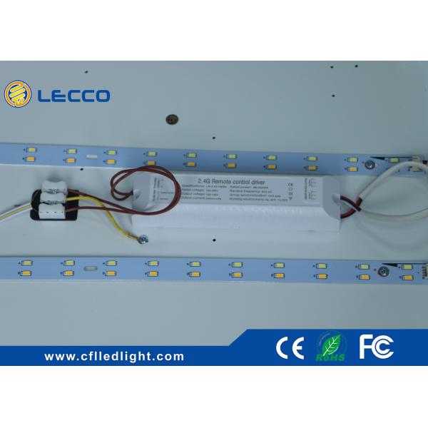 Slim LED Ceiling Lamp PVC , Dimmable Flat Led Ceiling Lights For Bathrooms / Kitchen
