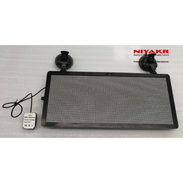 Digital Programmable Car Rear Window LED Sign 5000 Nits With 4G WIFI GPS Module