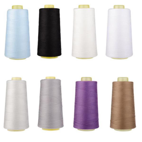 Custom household mini colorful spool polyester sewing thread for clothes