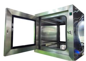 Lab Static Cleanroom Pass Thru Box / Stainless Steel Pass Through