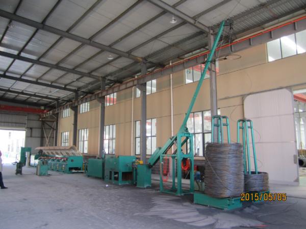 Quality 2.2kw Mechanical Wire Descaling Machine With Row Brushes For Steel Wire Surface Cleaning for sale