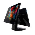 Dual 15 Inch Touch Screen Windows Pos Terminal Hide Line Design Stable Stand