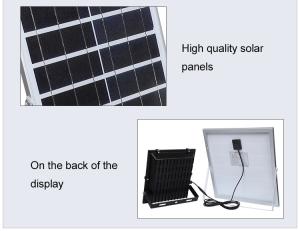 100w Solar LED Flood Lights / Motion Sensor Solar Flood Light in Long Lifetime