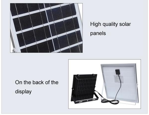 Quality 100w Solar LED Flood Lights / Motion Sensor Solar Flood Light in Long Lifetime for sale