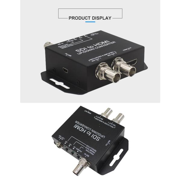 Simplified 3G-SDI To HDMI Interface Video Converter With Up / Down Scaling Function