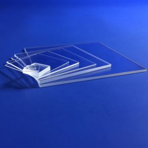 China High Transmittance Square Optical Glass Window 0.1mm Thickness wholesale