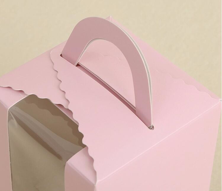kraft paper sandwich box with window ,triangle sandwich box for packaging,Cardboard Box With Clear Window Burger Sandwic