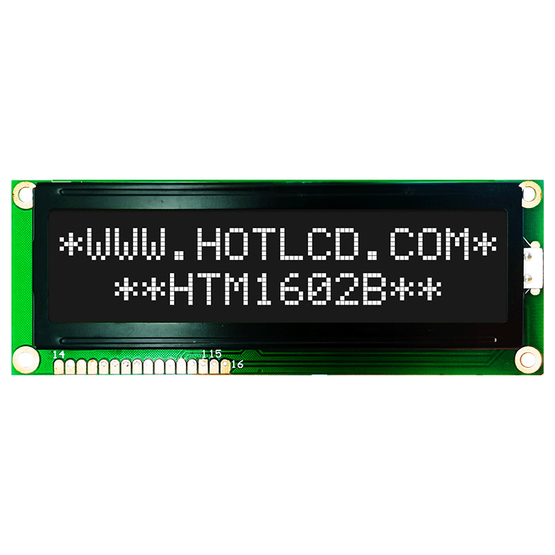 16x2 Medium LCD Character Display With Green Backlight HTM1602B