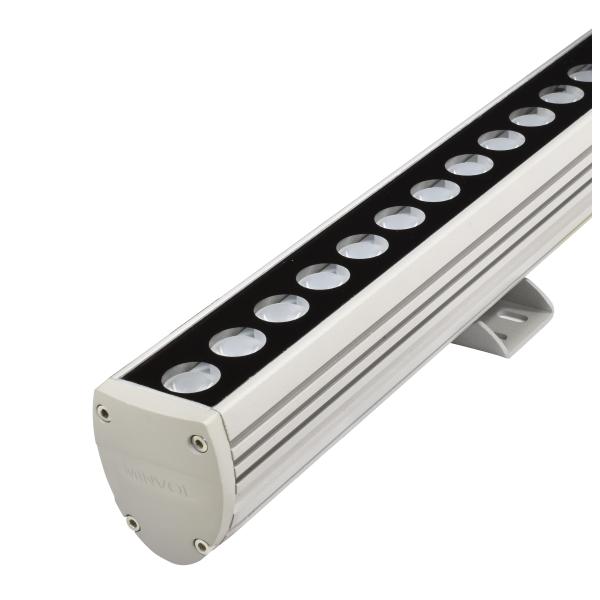 Full Color Recessed Linear Wall Washer With Aluminium Housing