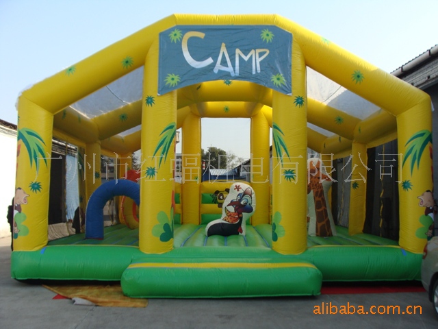 Large Inflatable Toys Jumping Castle Air Blower , Bouncy Castle Fan Blower