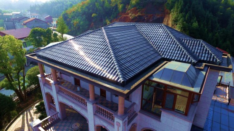 Curved Photovoltaic Solar Tiles for Modern Architectural Designs