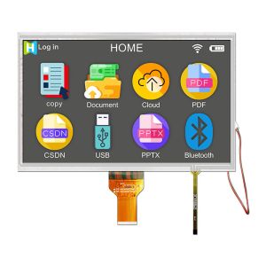 China 10.1 Inch Resistive TFT LCD Display With 1024x600 Resolution wholesale