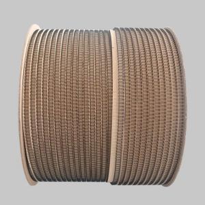 China 25 Sheets 5/8 Inch Double Loop Binding Materials Roll For Leafloose, twin ring binding wire spool wholesale