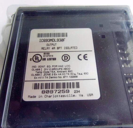 Quality IC693MDL930 OUTPUT RELAY 4A 8PT ISOLATED GE FANUC PLC EMERSON COMMUNICATION PLC I/O MODULE for sale