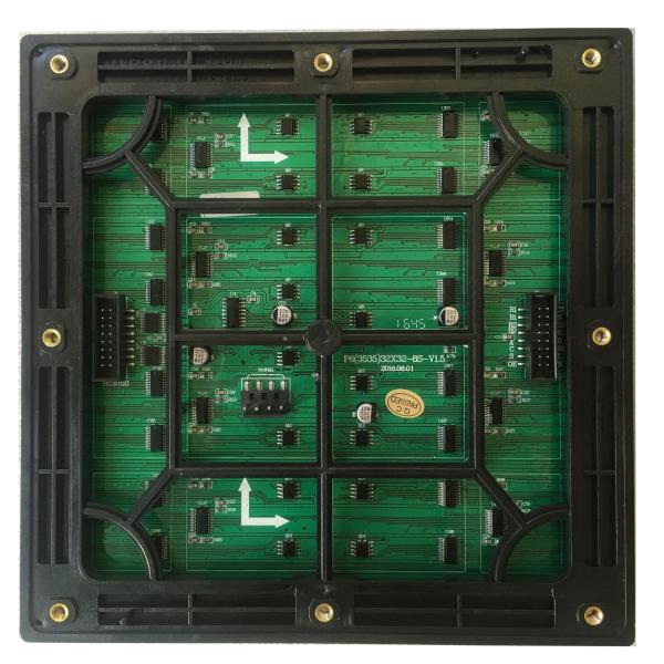 Hub75 3535 SMD LED Display Module , P6 LED Modules For Signs 1/8S 32 X 32 Resolution