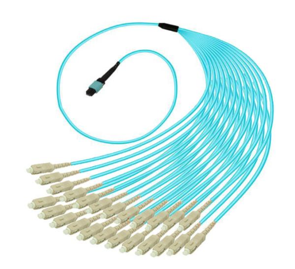 Quality 24-288core Fibre MTP MPO Patch Cord Trunk Cable Data Center MPO-SC for sale