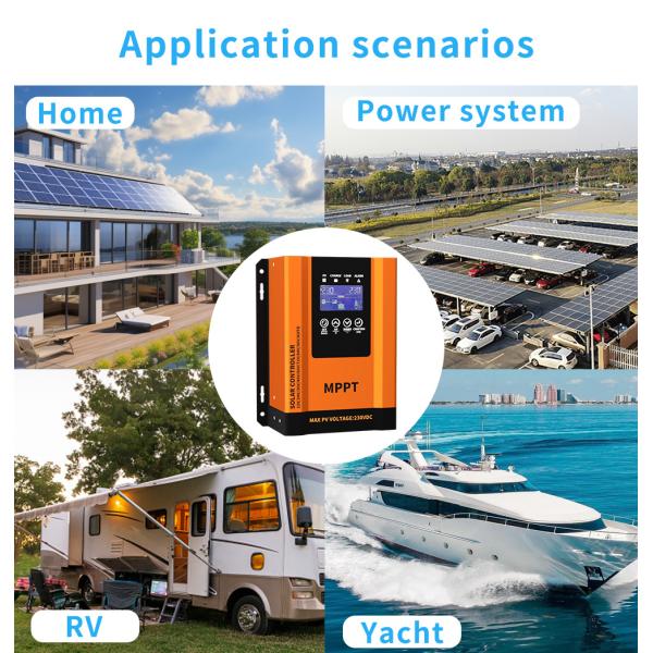 30A-60A MPPT Solar Charge Controller for 12V-48V Battery Systems