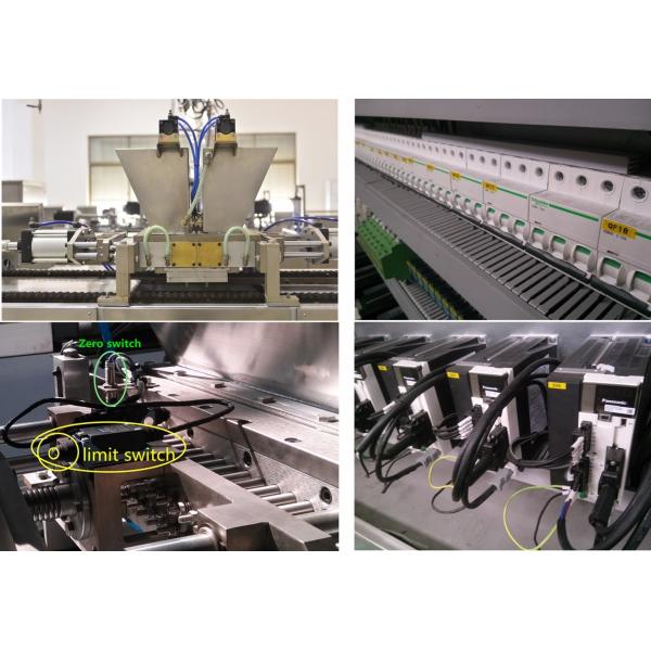 Pneumatic Depositor Stainless Steel Chocolate Moulding Machine 300kg/hour