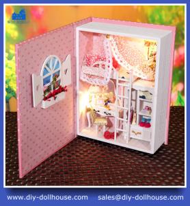 China Fashion house model mini dollhouse puzzle little cottage B004 wholesale