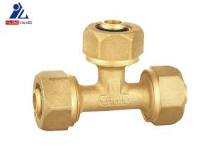 China CPVC Brass 4 Way Tee 16mm Pvc Hydraulic Hose Fitting wholesale