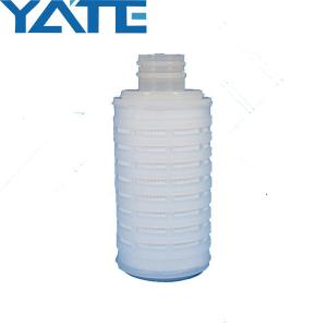 China 10 Inch 0.22 0.45 1 Microns Pleated Polypropylene Water Cartridges Beer Reverse Osmosis Filtration on sale