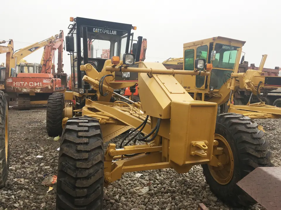 2018 Secondhand CAT 140 Motor Grader with 140h Usage and 16000 kg Weight