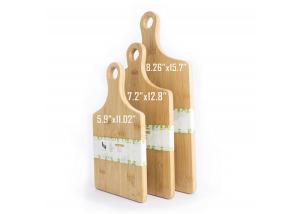 Newest Non-Stick Design FDA Approved  Kitchen Chopper board with handle bamboo cutting board set