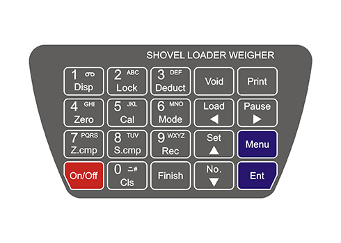 Dust Proof Stainless Steel Wheel Loader Weigher, Dynamic Sholve Loader Weighing Scales With 640×480 TFT Color Display