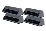 UHF 4 Channels Wireless Microphone System 80Hz -16KHz With Long Pick Up Range