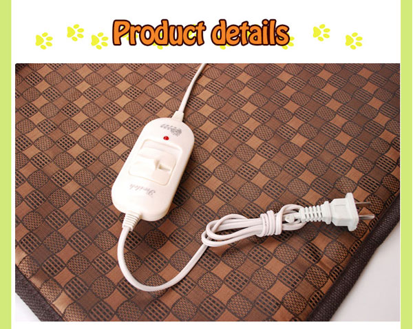 220V Pet Electric Heat Pad Heated Dog Beds China Factory Sale Dog Heated Pad