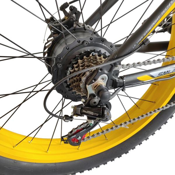 1000W Motor 13AH Lithium Battery Electric Bike SMLRO XDC600 26x4.0 inch Fat Tire E-Bike