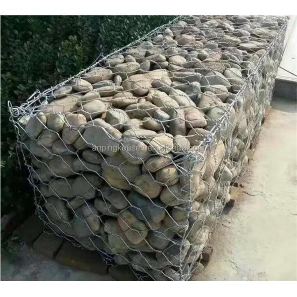 Hexagonal Stone Gabion Wire Mesh for Garden Decoration and Retaining Wall Construction
