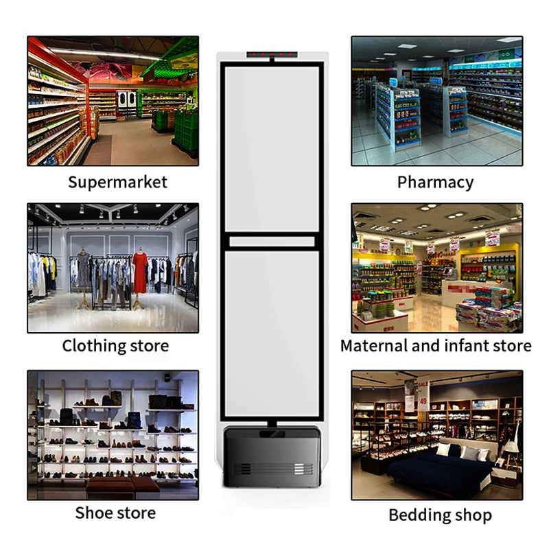 58KHz AM EAS System Transparent Acrylic Antenna 1.6-3.2m Induction Range
