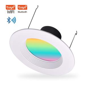 China 10w Wireless WiFi RGB Remote Control Dimmable Colour Changing Led Downlights wholesale