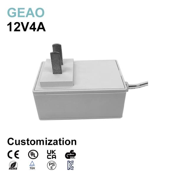 Quality 12V 4A Wall Mounted Power Adapters For AC DC Yt400 Projector Ps4 Humidifier Xbox 360 for sale
