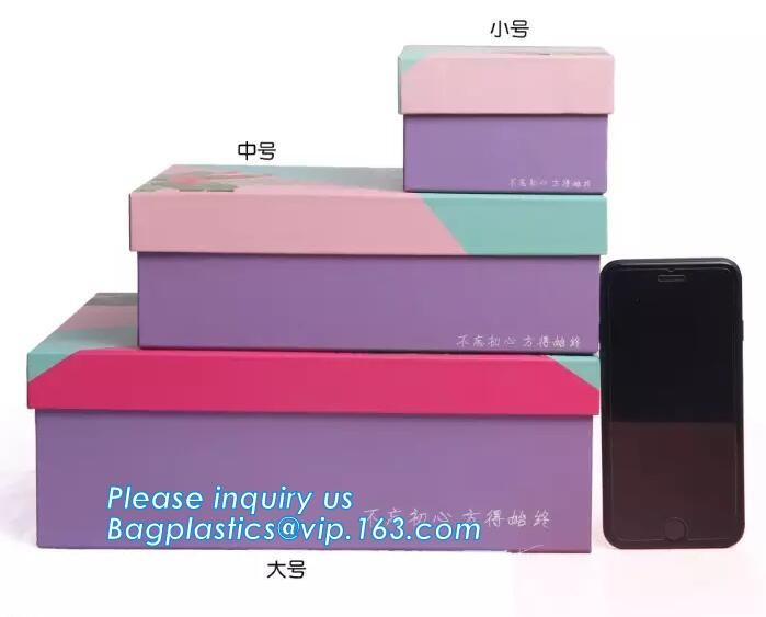Custom design gradient color luxury paper packaging gift box with lid,Paper Flower Box Florist Bouquet Box Packaging Ros