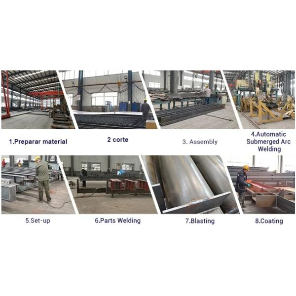 Large Span Prefabricated Building High Strength Steel Modular Structure