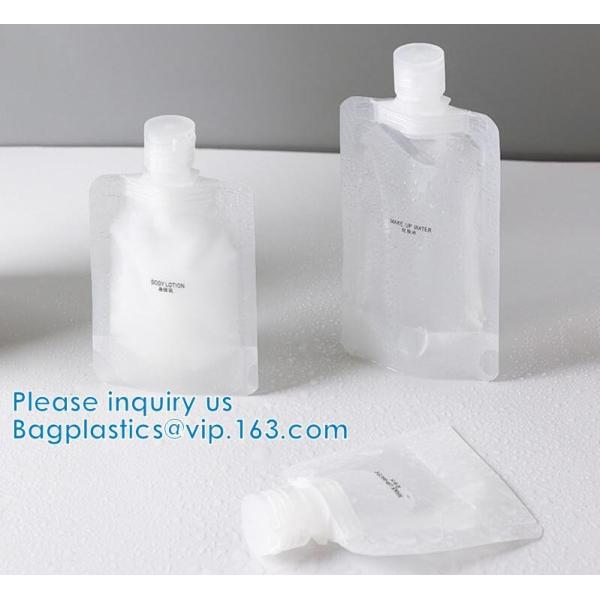 Liquid sub Bagging, Sanitizer Lotion, Fluid Bottles, Travel Bag, TSA approved Container Bag, Squeeze Pouch