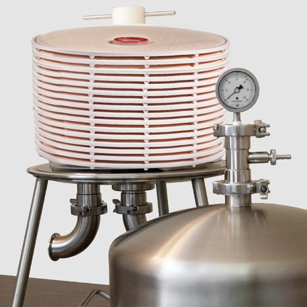 Lenticular 5 Micron Multi Cartridge Filter Housing High Flow For Wine