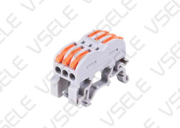 Quality Instead UK2.5B Din Rail Terminal Blocks Fast Connection Press Wire Splicing for sale
