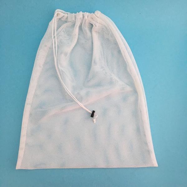 Quality Durable Custom Mesh Laundry Bag Lightweight With Drawstring Nylon Material for sale