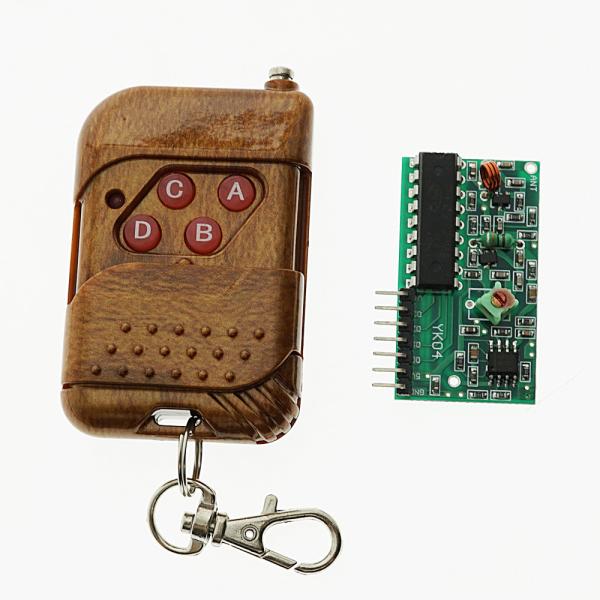 Quality Gold Color 4 Channels 315Mhz Arduino Sensor Module RF Wireless Remote Control ​58*38*13mm for sale