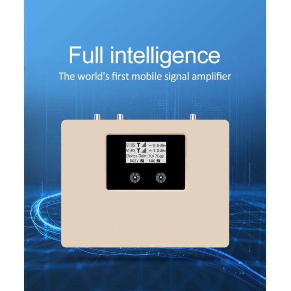 LCD Display 2G 3G 4G Dual Band Repeater 1800/2100MHz Cellular Signal Amplifier Kit 2